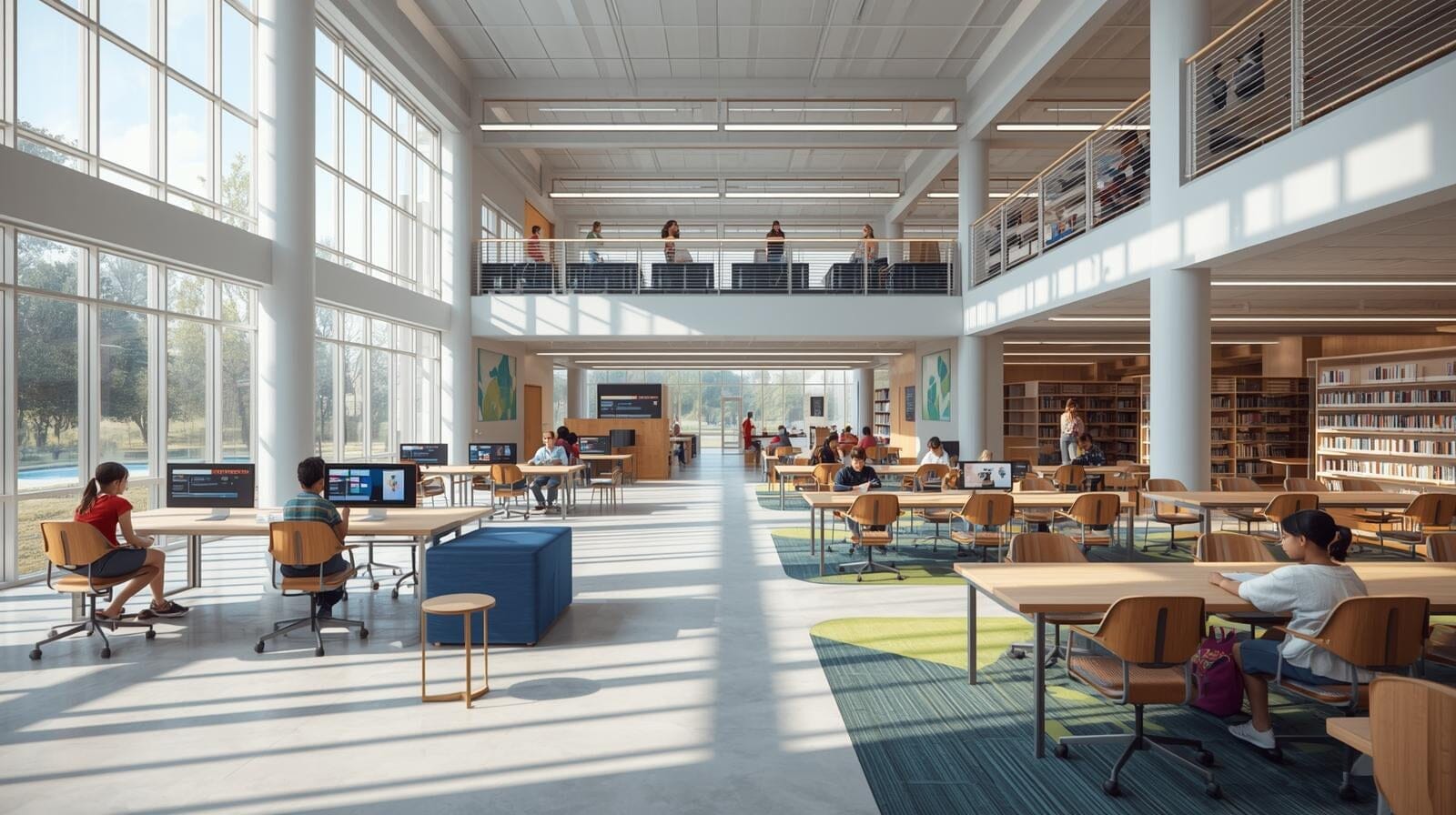 Library Learning Commons: Blending Tech & Study in Modern Media Centers