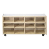 12 Large Bin Cubby Storage Unit – Low and Wide | Trojan Classroom Furniture Cubby & Multi-Storage Trojan Classroom Furniture 