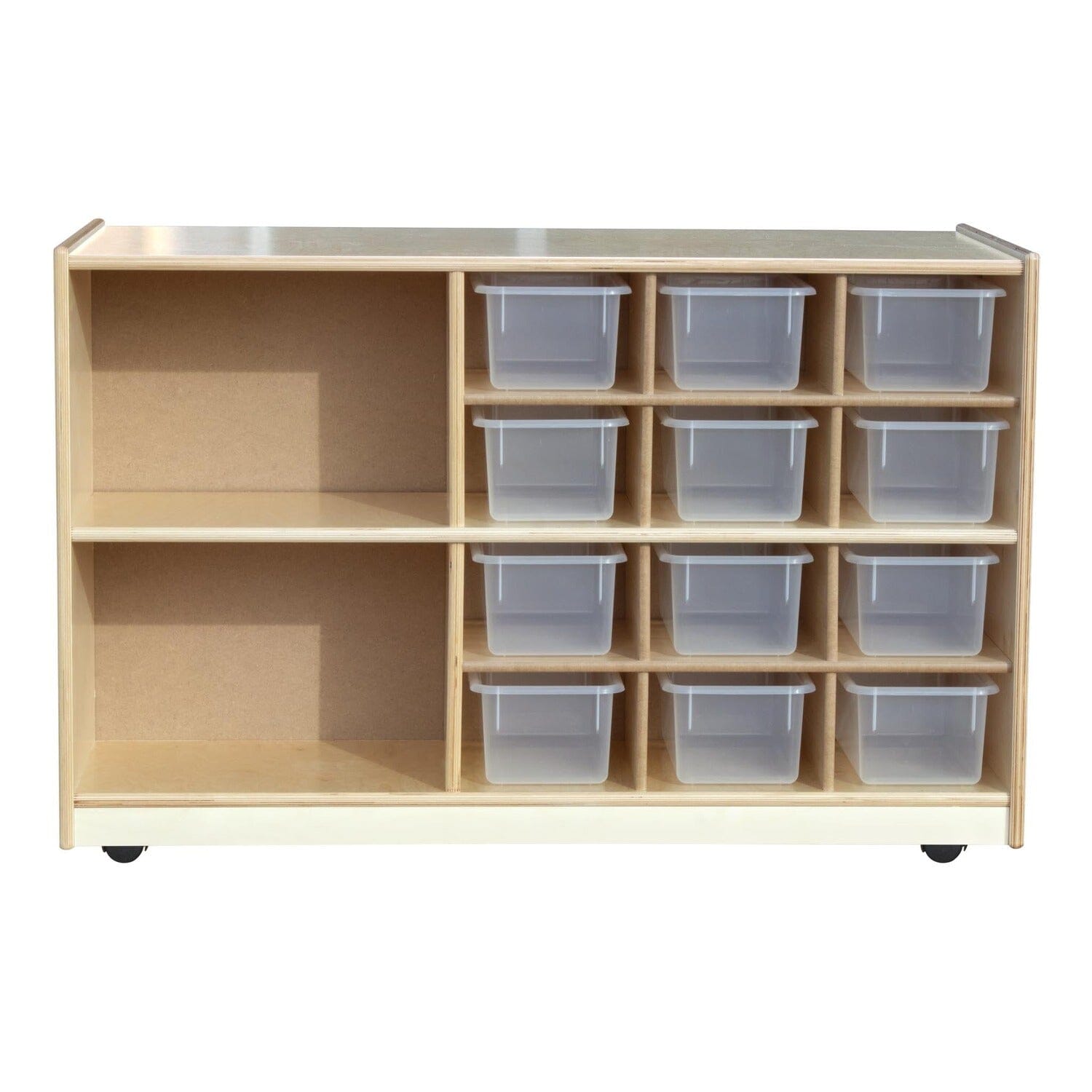 2 Sided Workstation with Cubbies on Casters | Trojan Classroom Furniture Easels & Art Trojan Classroom Furniture 