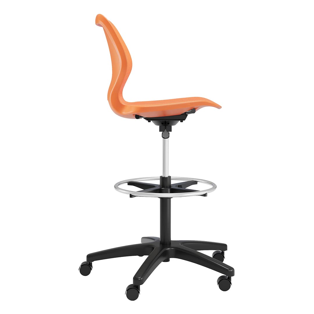 Numbers™ Adjustable Height Stool — Model 22842 in Orange