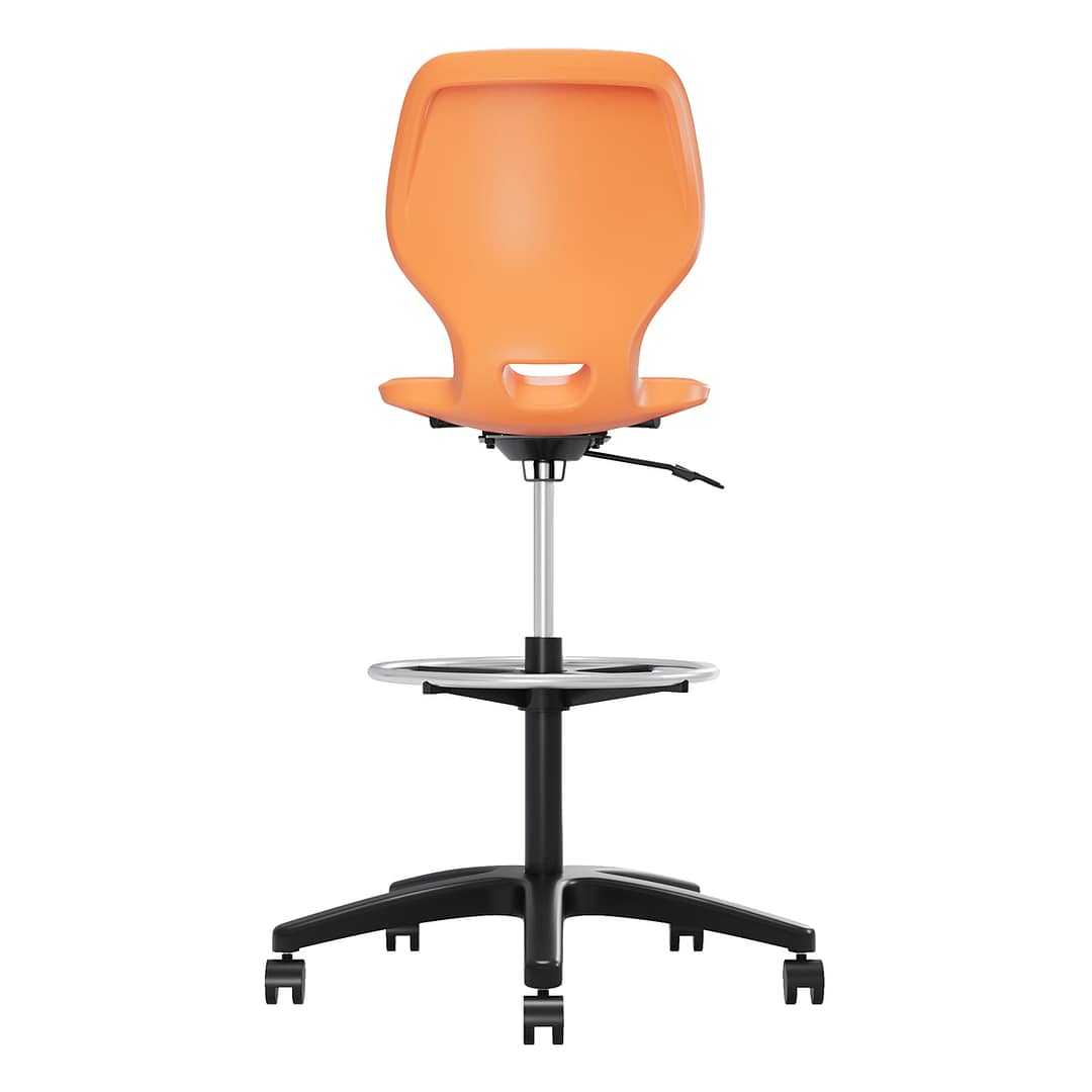Numbers™ Adjustable Height Stool — Model 22842 in Orange