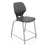 Numbers™ Fixed Height Stool — 22" Numbers Fixed Height Stool in Charcoal