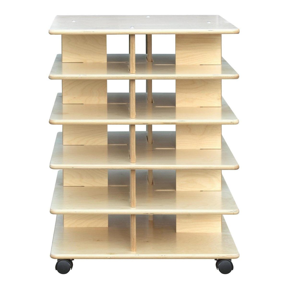 4 Sided Large Bin Storage Towers | Trojan Classroom Furniture Cubby & Multi-Storage Trojan Classroom Furniture 