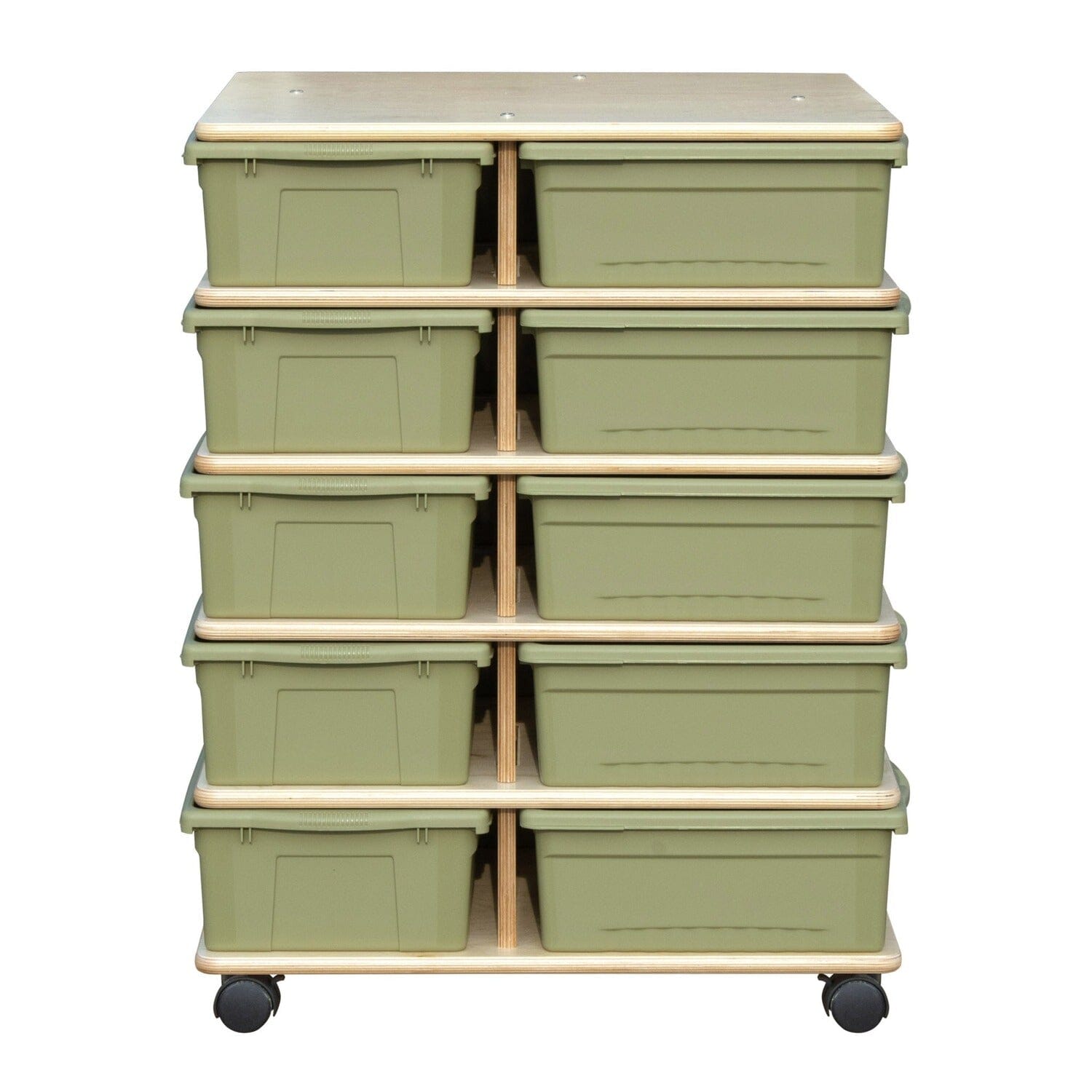 4 Sided Large Bin Storage Towers | Trojan Classroom Furniture Cubby & Multi-Storage Trojan Classroom Furniture 