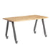 Planner® Studio 36″x72″ Butcher Block Table — Model 25214BUTCHER 36" x 72" @ 36"h, shown in Butcher block top and Charcoal frame.