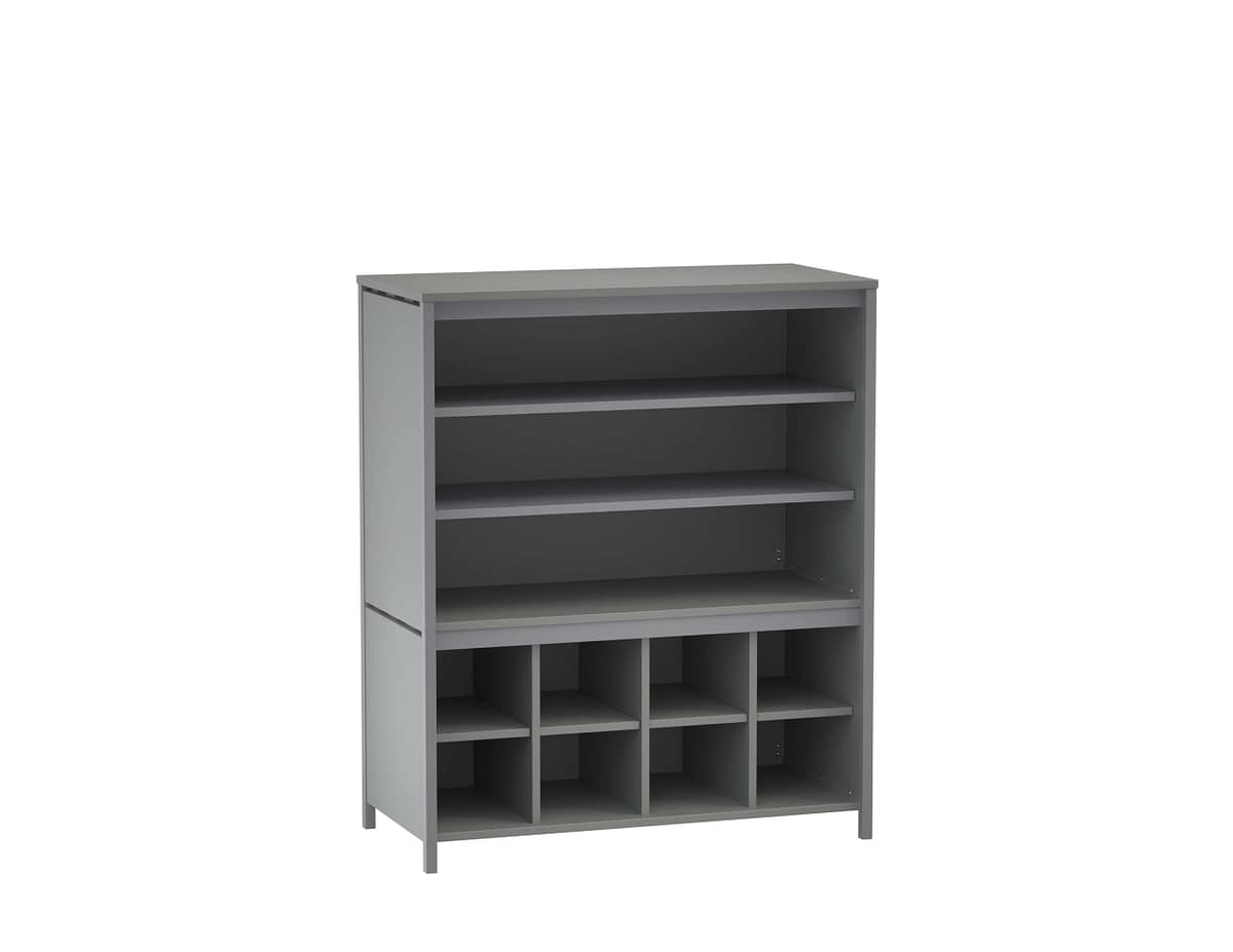 Constellate™ Mid + Low Cluster — CLEAC - Upper Shelves, Lower Cubbies