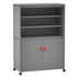 Constellate™ Double Mid Cluster — CLFAD - Upper Shelves, Lower Totes w/ 30" Doors