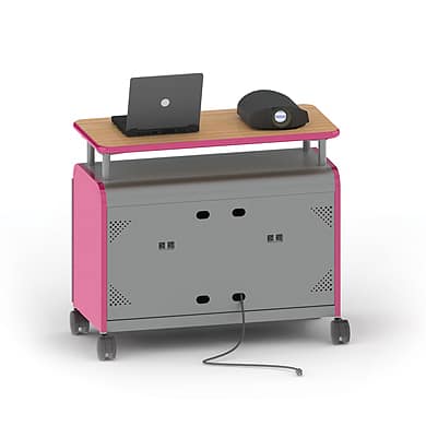Cascade® Mega-Case AV Presentation Cart — Cascade® Mega-Case AV Presentation Cart