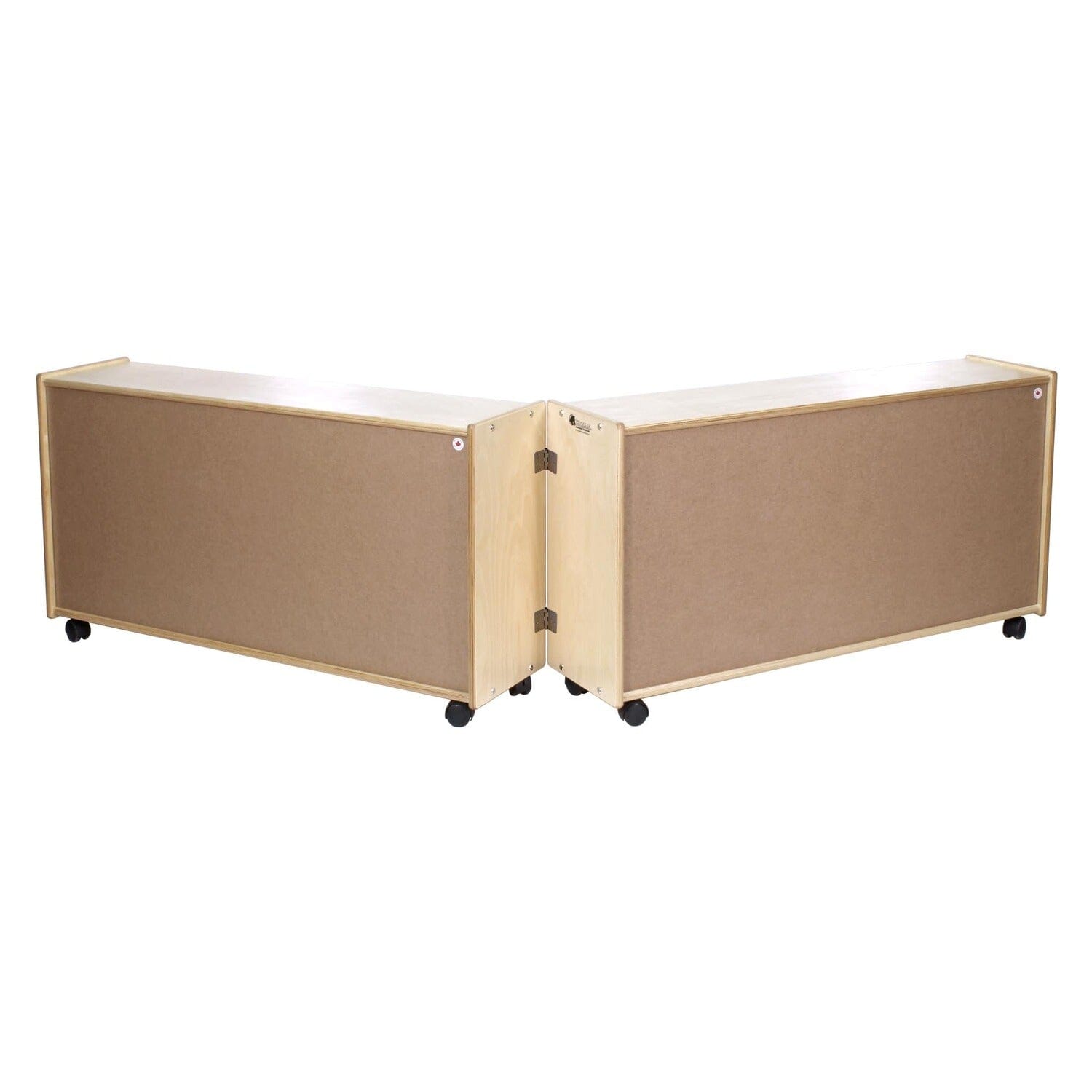 Low Narrow Hinged Shelving