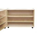 Adjustable 2 Shelf Hinged Units: Tall & Deep | Trojan Classroom Furniture Early Learning Tables & Seating Trojan Classroom Furniture 