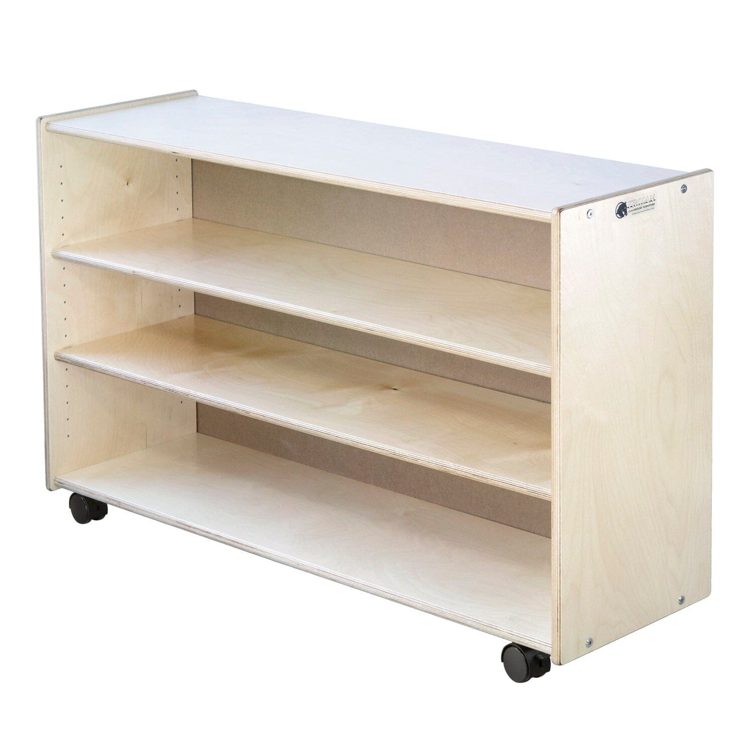 Adjustable 2 Shelf Units: Mid-Height & Deep | Trojan Classroom Furniture Early Learning Tables & Seating Trojan Classroom Furniture 