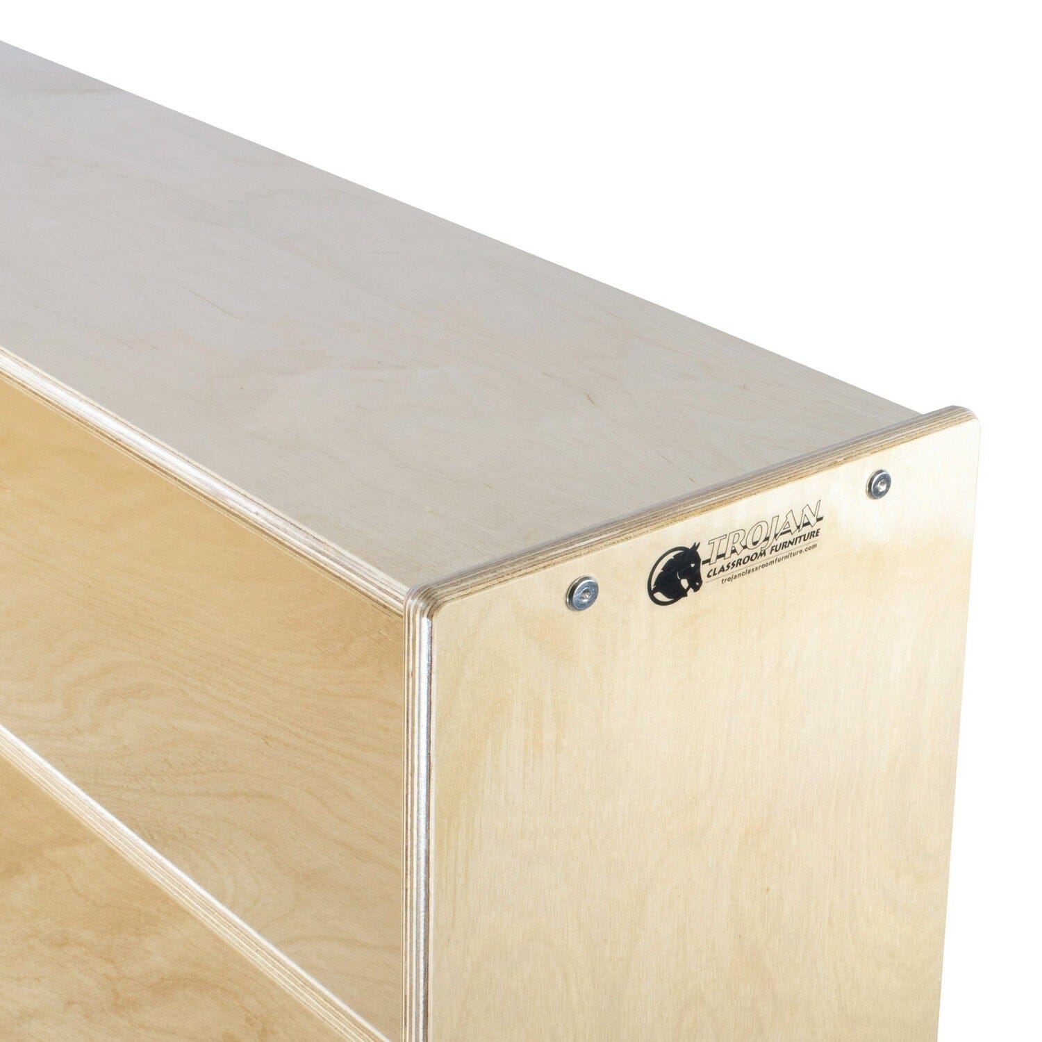 Adjustable 2 Shelf Units: Mid-Height Narrow | Trojan Classroom Furniture Early Learning Tables & Seating Trojan Classroom Furniture 