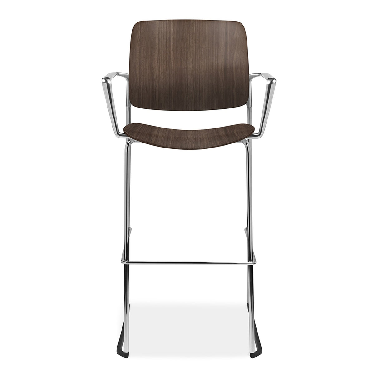 Allseating astute wood barsled looparm