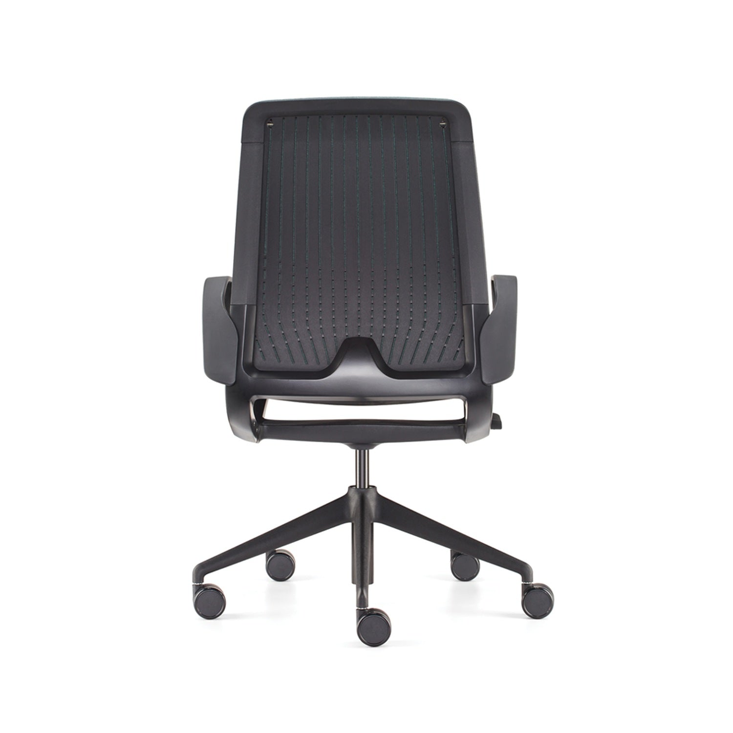 Attune — Attune Black Poly_Chair On White