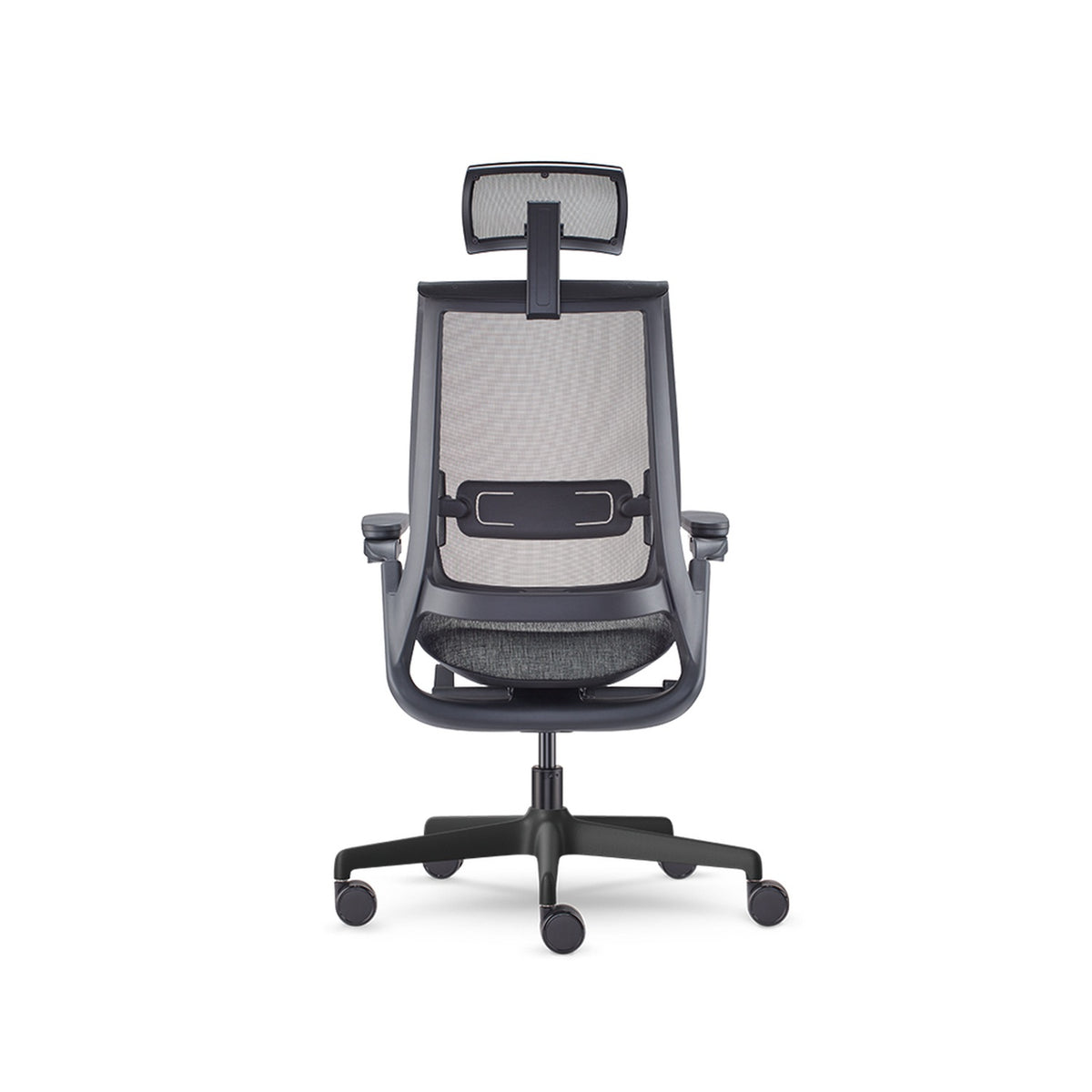 Equation — Equation With Height Adjustable Arms, Dual Pivot Arm Caps, Weight Activated Mechanism and Headrest
