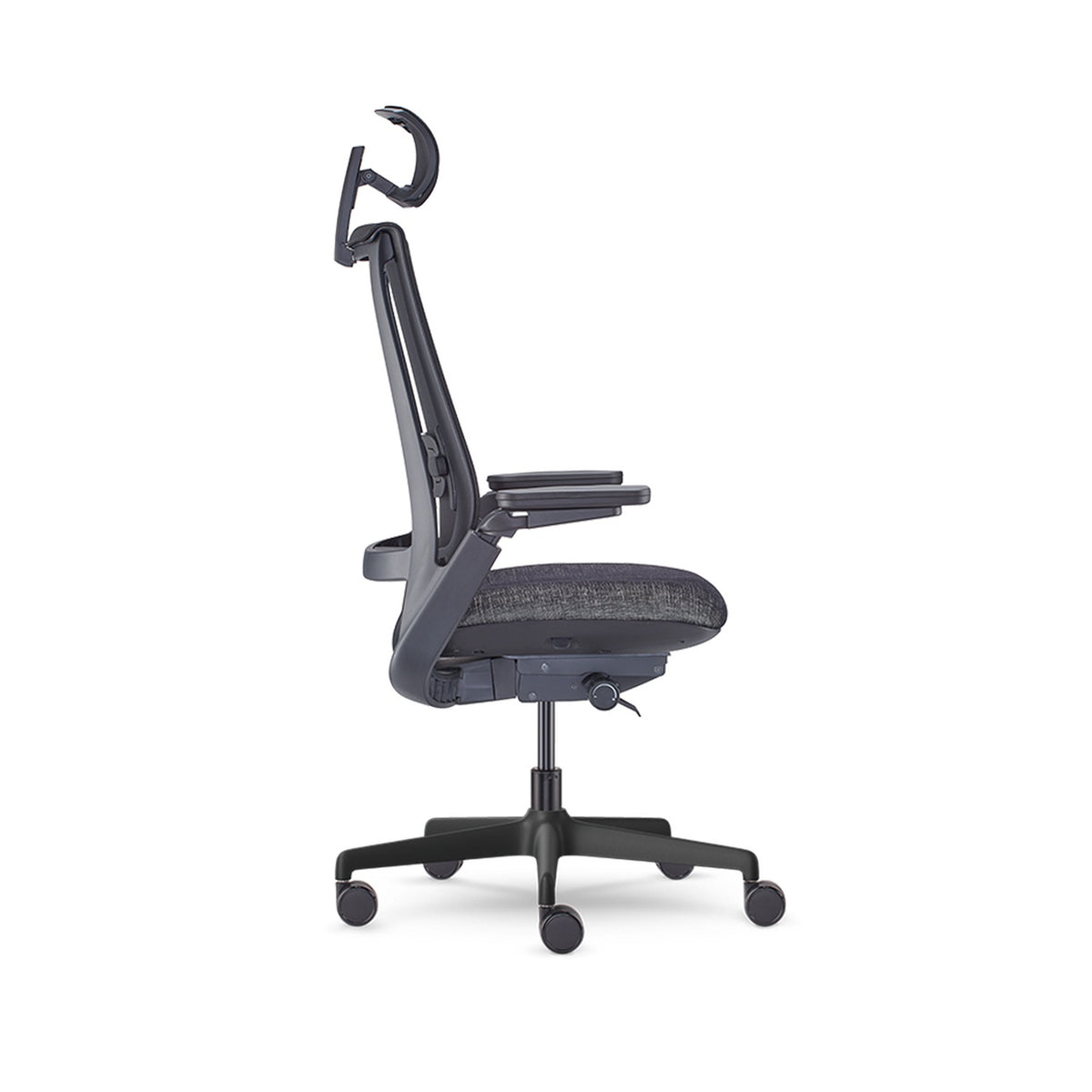 Equation — Equation With Height Adjustable Arms, Dual Pivot Arm Caps, Weight Activated Mechanism and Headrest