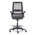 Allseating Equation With Height Adjustable Arms and Dual Pivot Arm Caps With Synchro Tilt and Stool Base