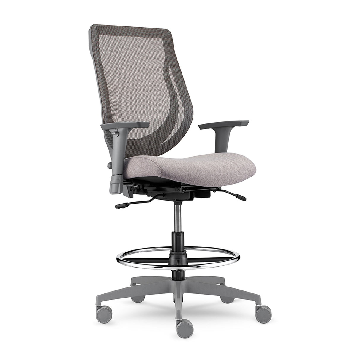 Allseating youtoo midback stool m2bron