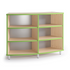 Lime Sugar Maple 40° outer curved shelf, fixed