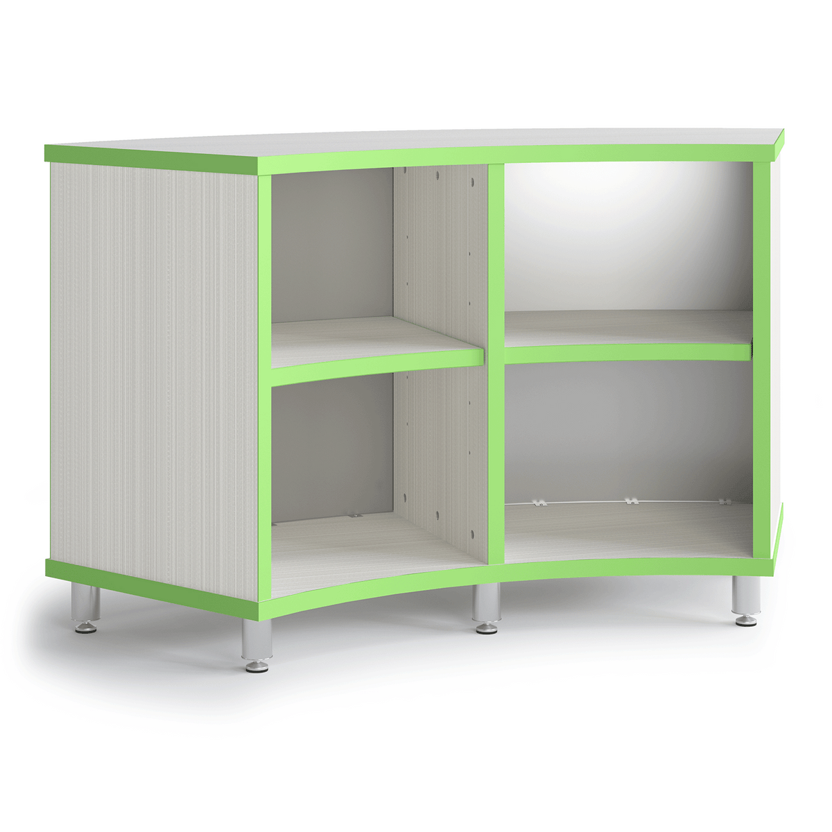 Casework Curved Inner Shelf 30_HighRise Lime PostLeg.png