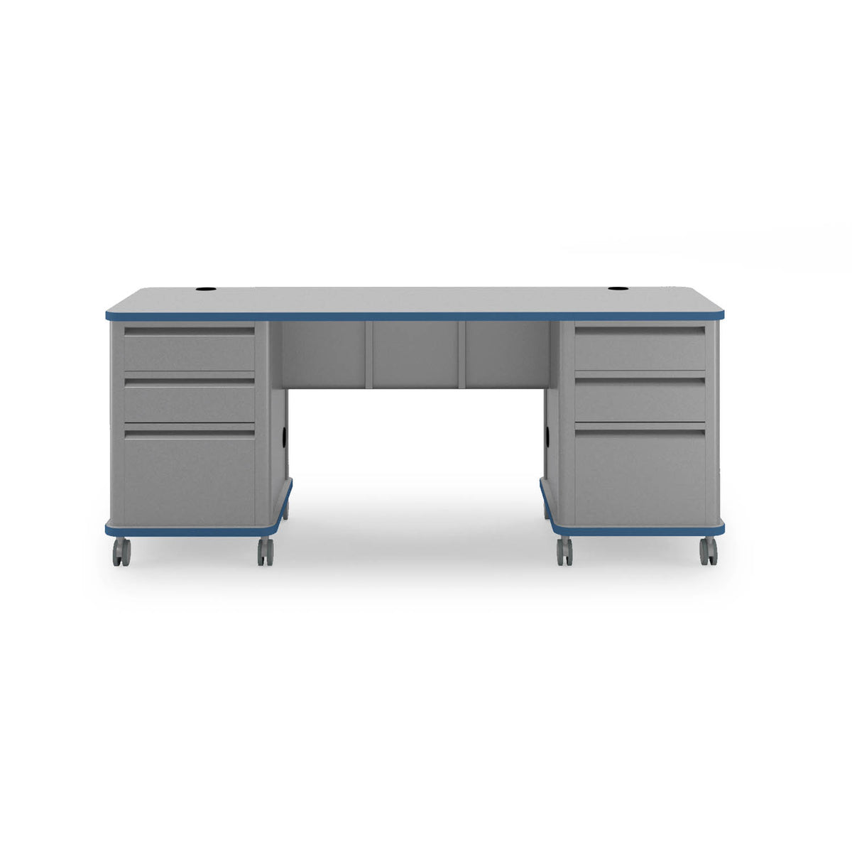 Accelerator teacher desk, front view