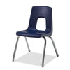 Alumni Educational Solutions | Classic Four Leg Chair | Glide or Caster Options Stack Chair, Student Chair Alumni Educational Solutions 