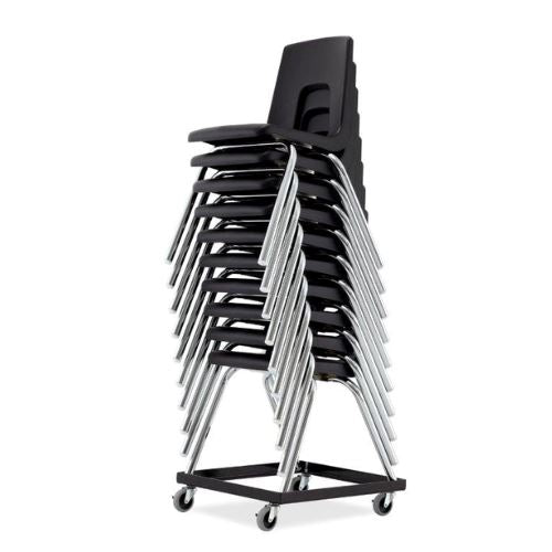 Alumni Educational Solutions | Classic Four Leg Chair | Glide or Caster Options Stack Chair, Student Chair Alumni Educational Solutions 