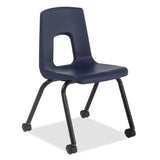 Alumni Educational Solutions | Classic Four Leg Chair | Glide or Caster Options Stack Chair, Student Chair Alumni Educational Solutions 