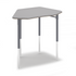 Gray Hex Desk with gray frame
