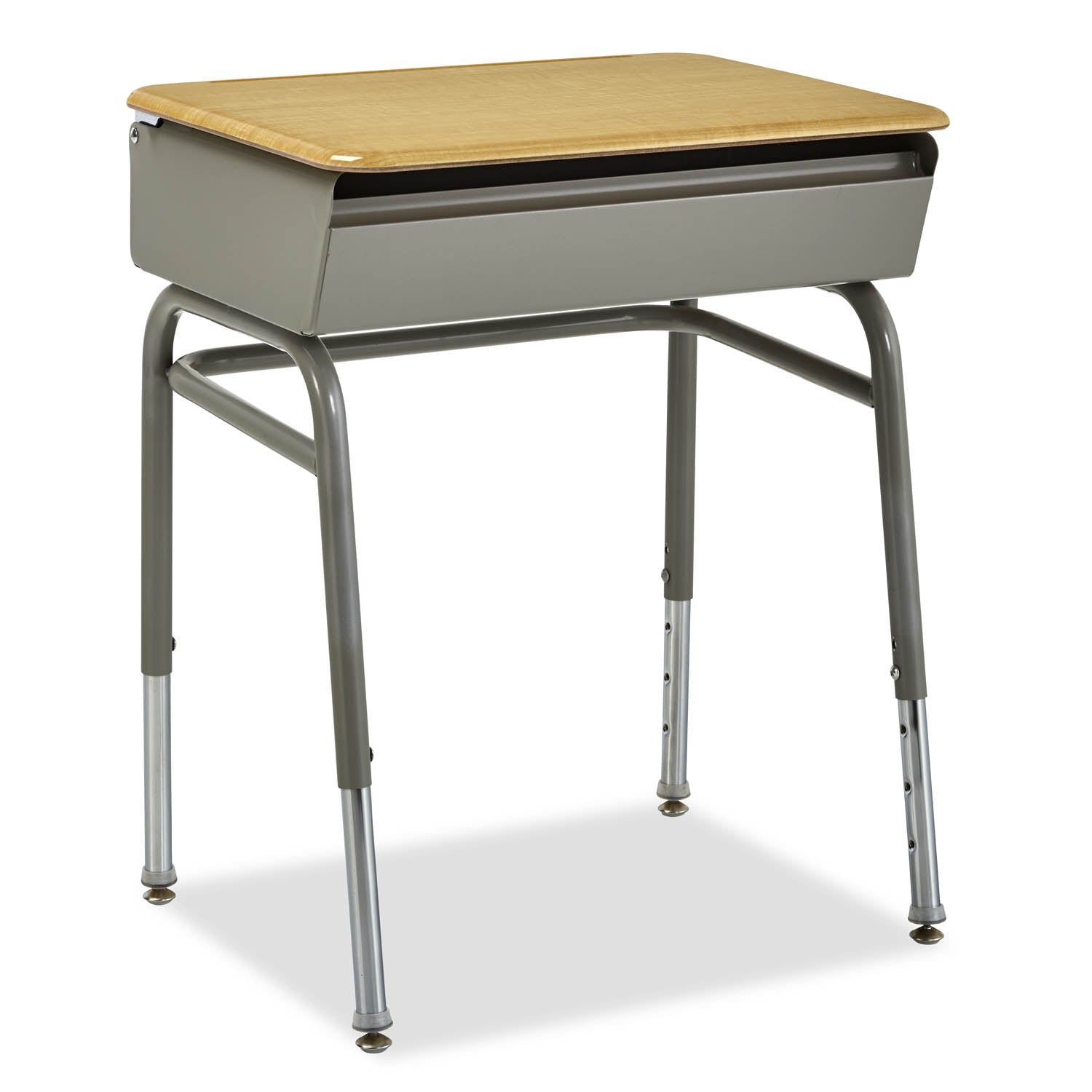 Honor Roll 4-Leg Lift Lid Desk with book box
