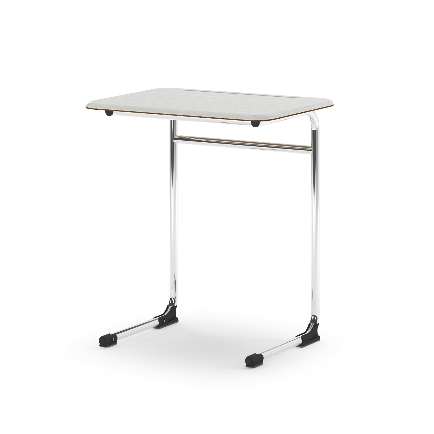 Honor Roll Cantilever Desk, close-up