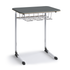 Honor Roll Cantilever Desk with wire shelf