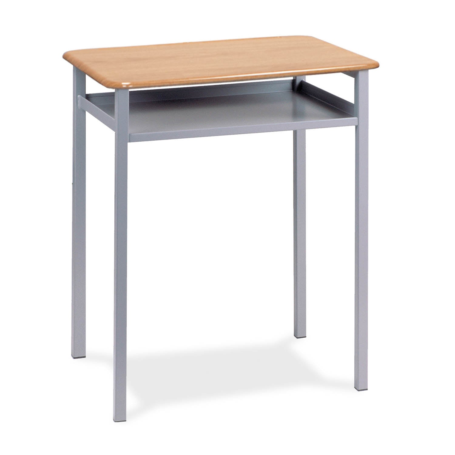 Honor Roll Square Leg Open Shelf Desk