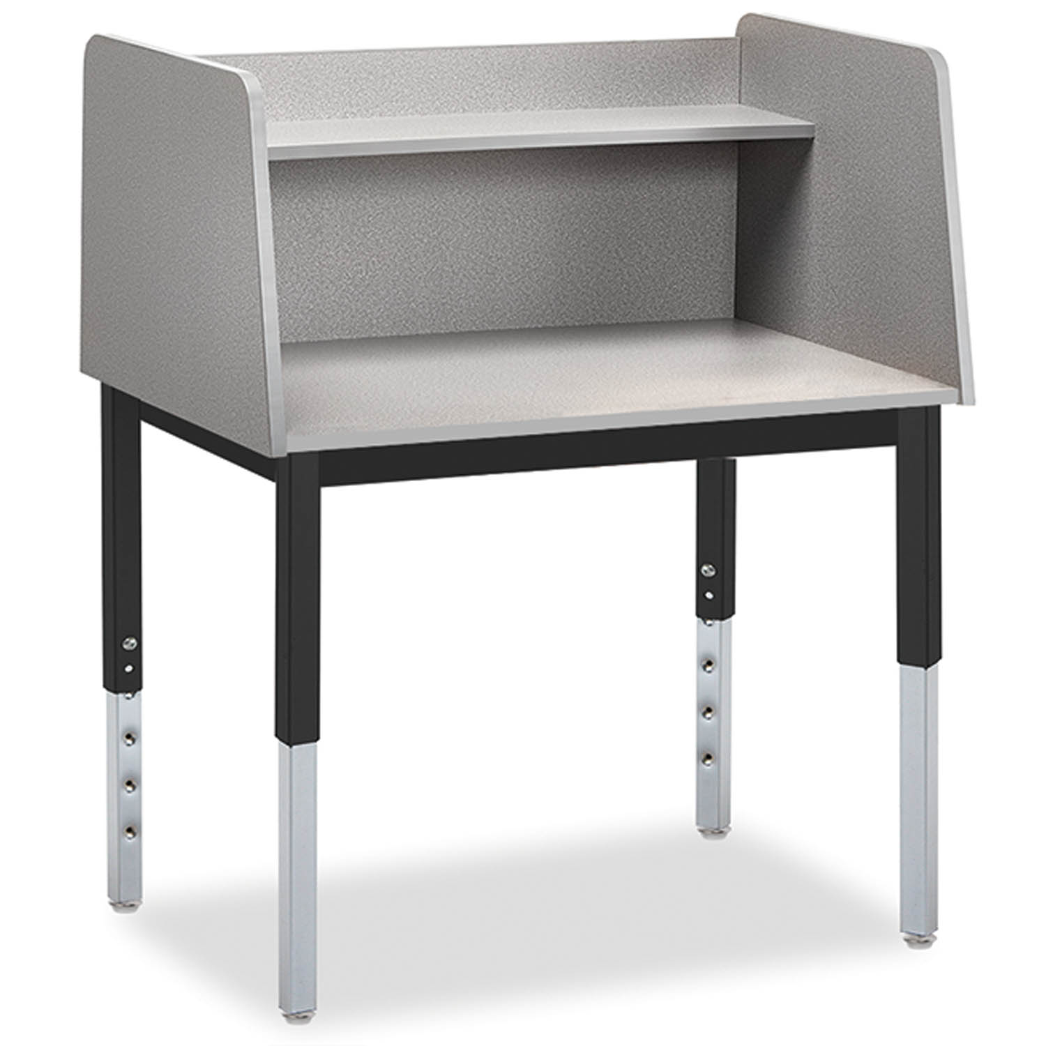 Honor Roll Study Carrel with square leg desk