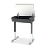 Honor Roll T-Leg Lift Lid Desk with lid open