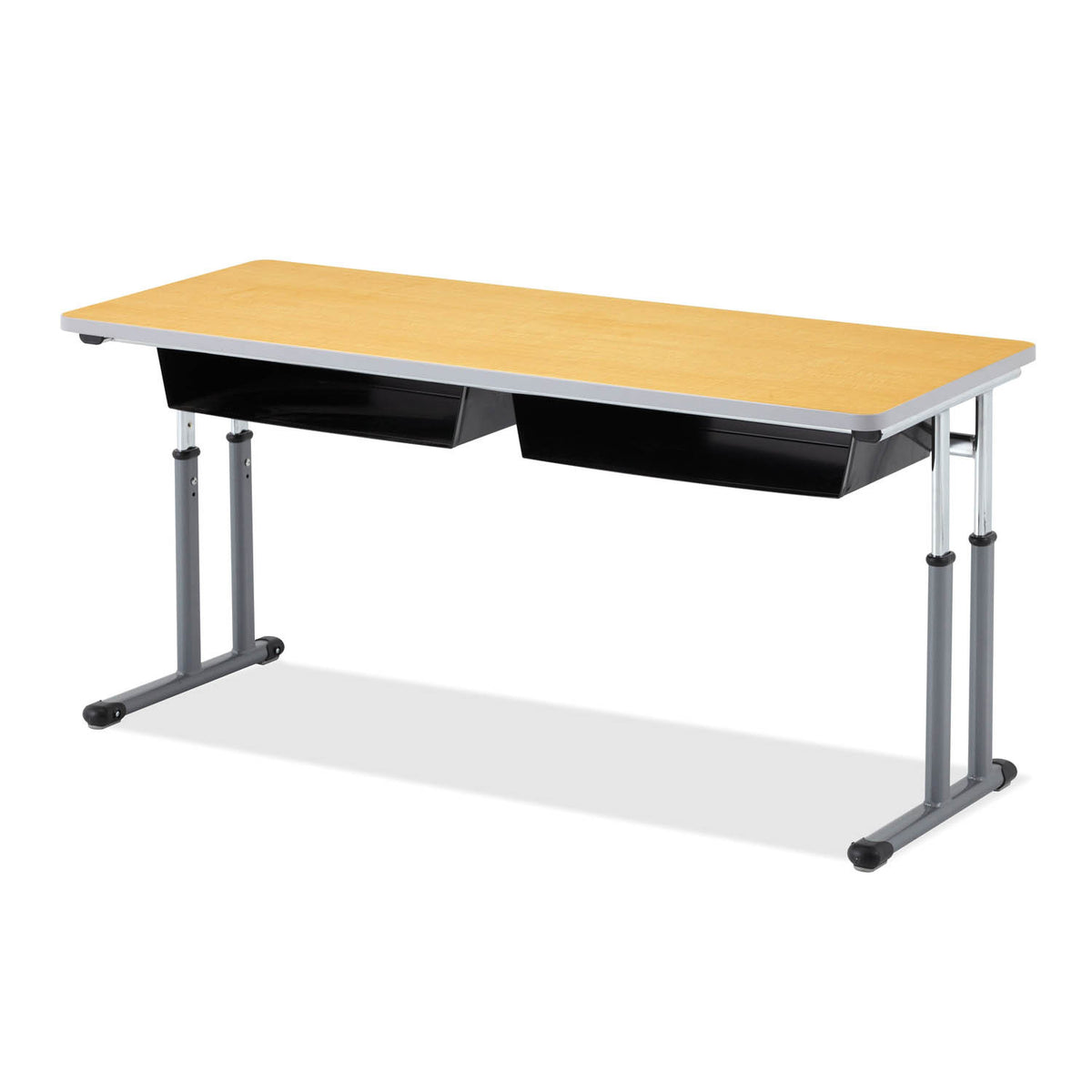 Integrity Double Leg Double Desk angle view