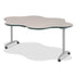 Nesting Flip Table, Six Sigma shape, upright position — Alumni Educational Solutions