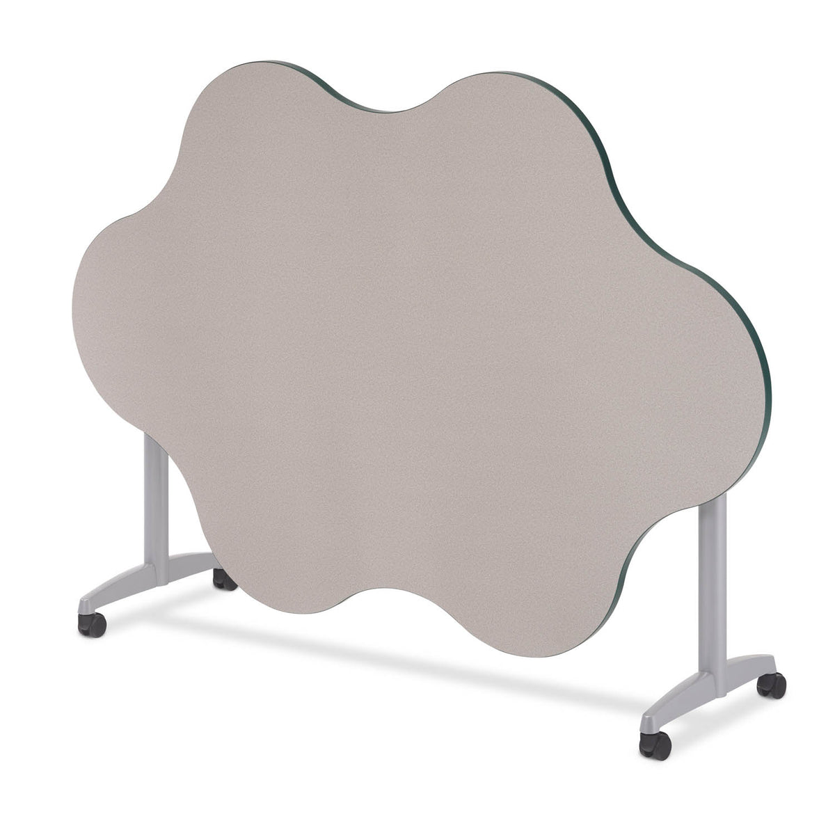 Nesting Flip Table, Six Sigma shape, flipped/nested position — Alumni Educational Solutions