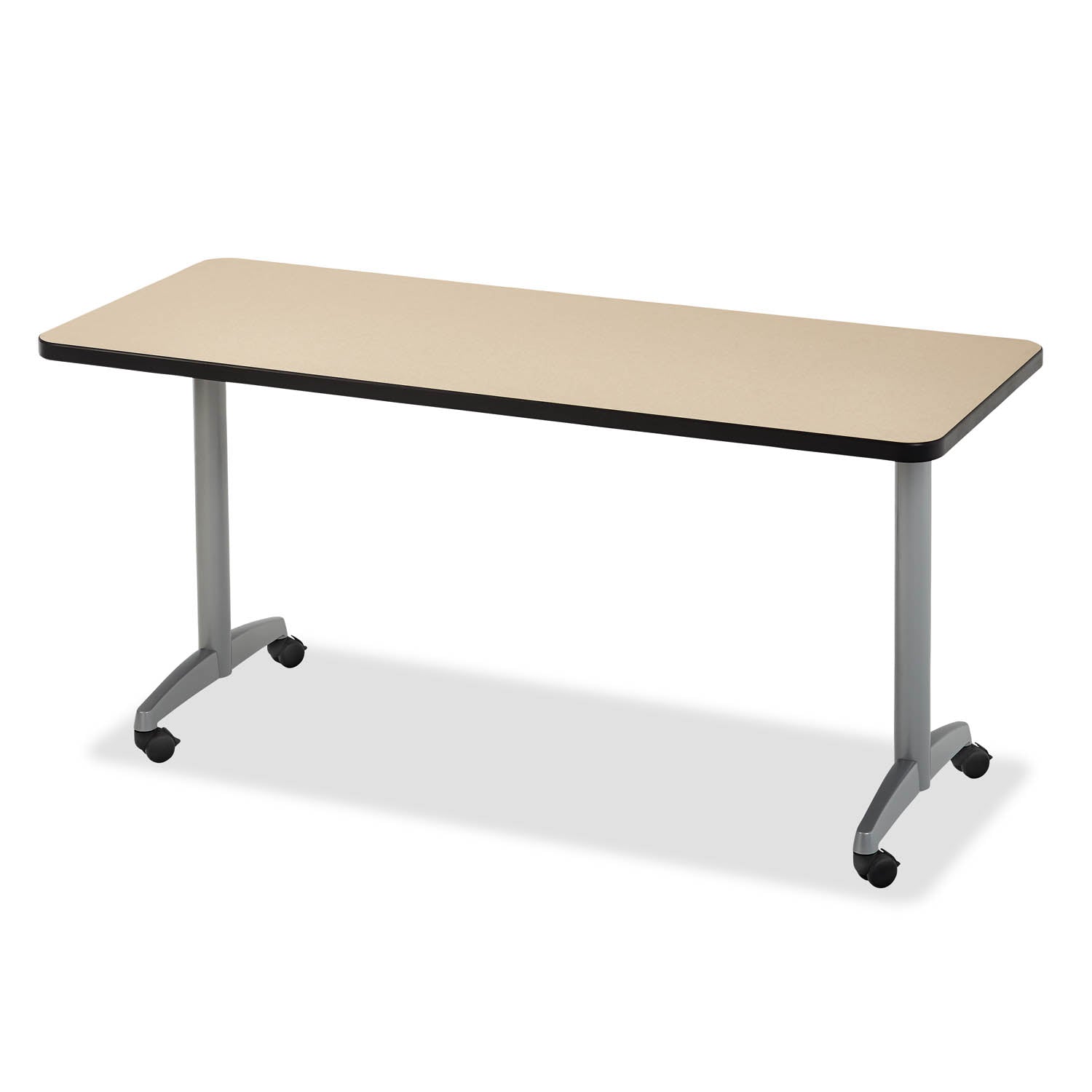 Nesting Flip Table, rectangle shape, upright position — Alumni Educational Solutions