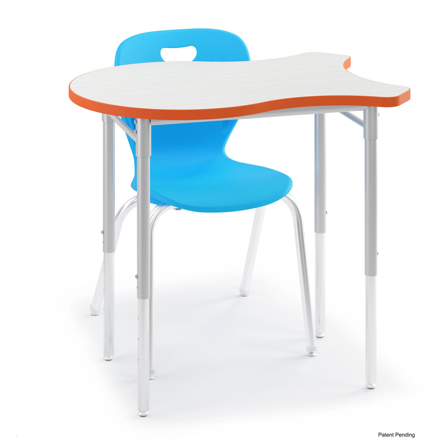 Scallop Desk, front view