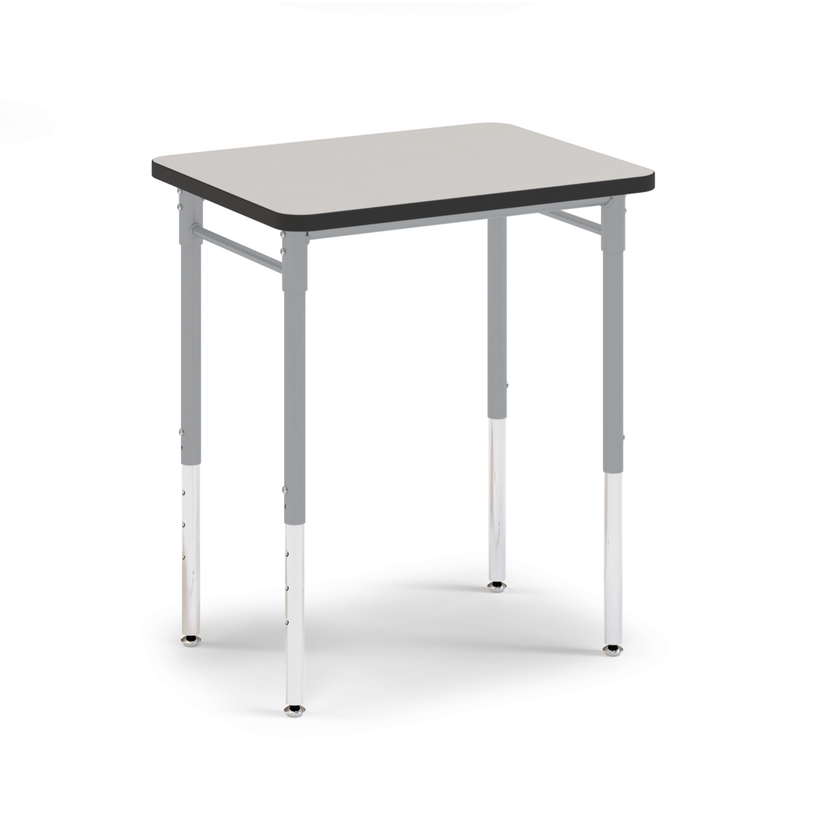 T-Rect Desk with collaborative frame, full desk view