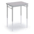 Gray T-Rect Desk with two bag hooks