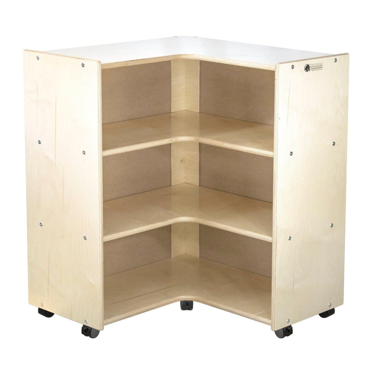 Block Storage Unit: Corner | Trojan Classroom Furniture Shelving & Cabinets Trojan Classroom Furniture 