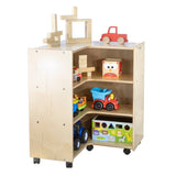 Block Storage Unit: Corner | Trojan Classroom Furniture Shelving & Cabinets Trojan Classroom Furniture 