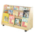 Book Display with 2 Rear Shelves | Trojan Classroom Furniture Book Racks & Book Carts Trojan Classroom Furniture 