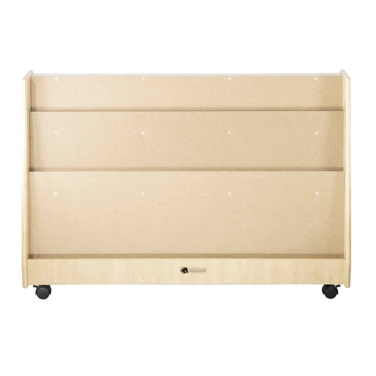Book Display with 2 Rear Shelves | Trojan Classroom Furniture Book Racks & Book Carts Trojan Classroom Furniture 
