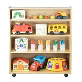 Book Mobile & Storage with 3 Shelves | Trojan Classroom Furniture Book Racks & Book Carts Trojan Classroom Furniture 
