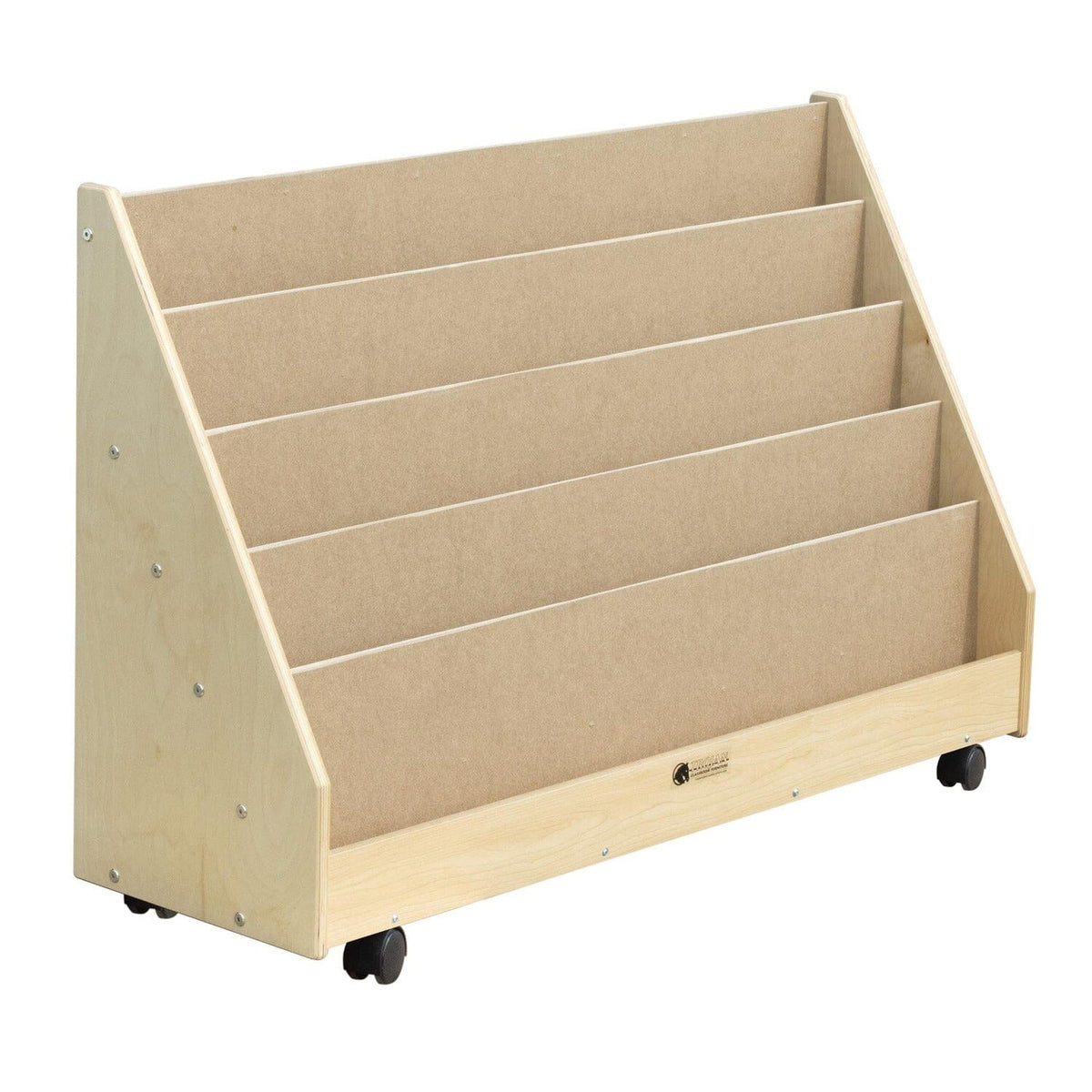 Book Rack with 5 Shelves | Trojan Classroom Furniture Book Racks & Book Carts Trojan Classroom Furniture 