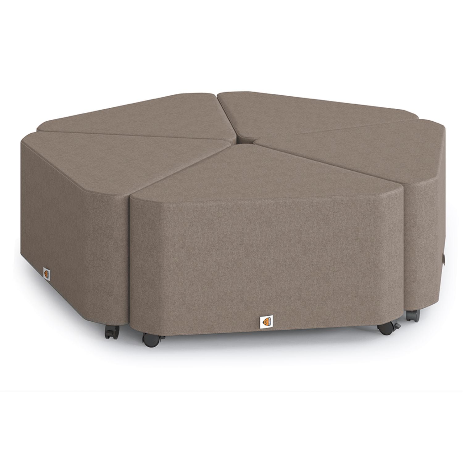 Chat Soft Seating Ottomans, Modular Seating Alumni Educational Solutions 