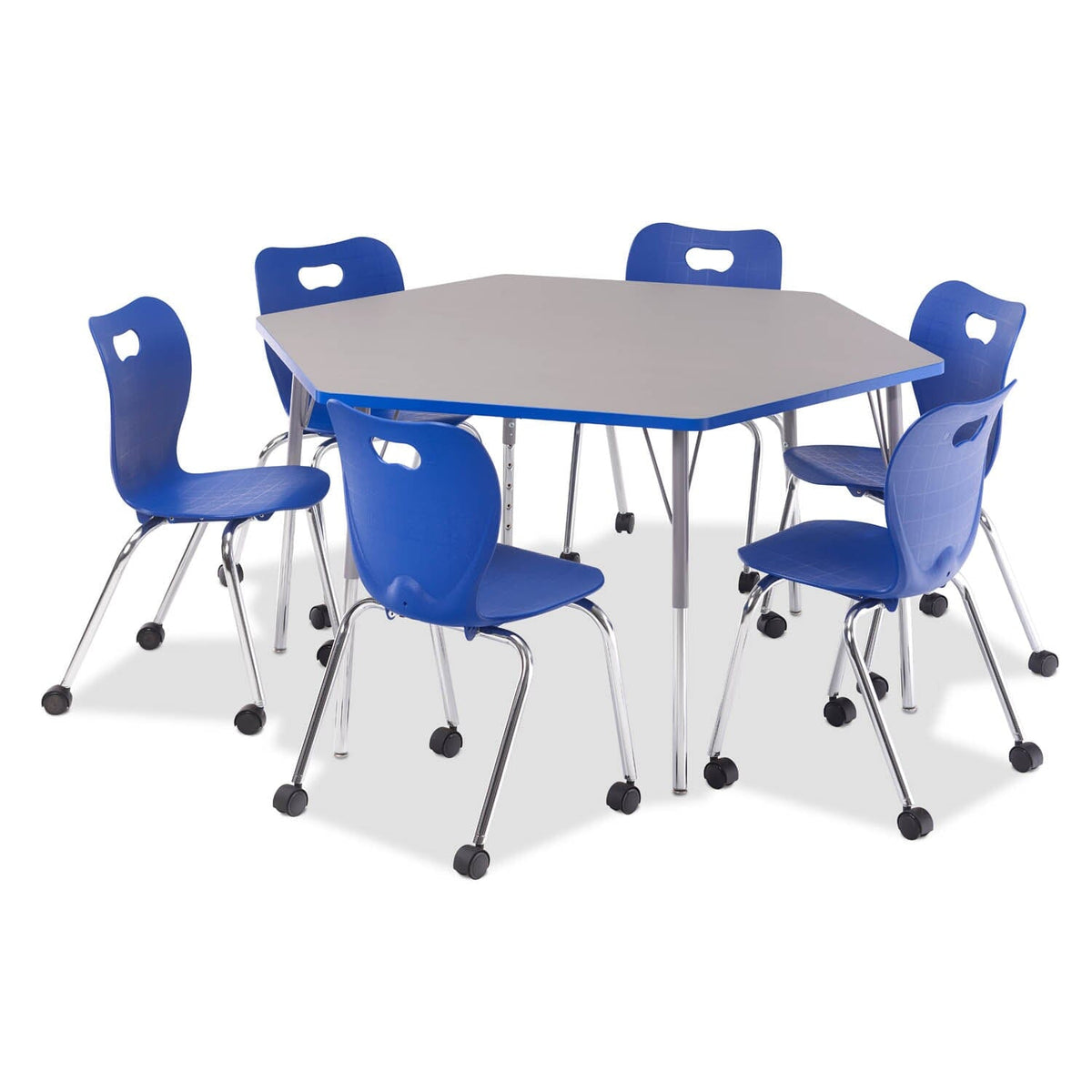 Creativity Hexagon Table Classroom Tables Alumni Educational Solutions 